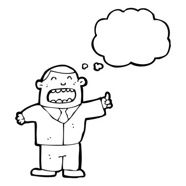 bağırarak işadamı