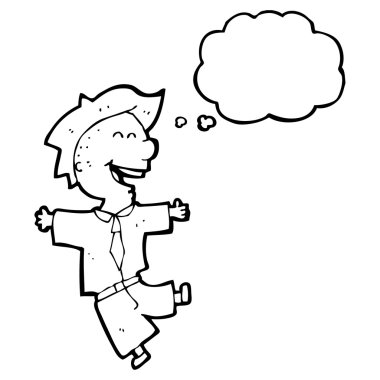 okullu çocuk gülüyor