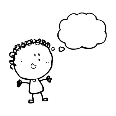 mutlu bir kadın ile konuşma balonu