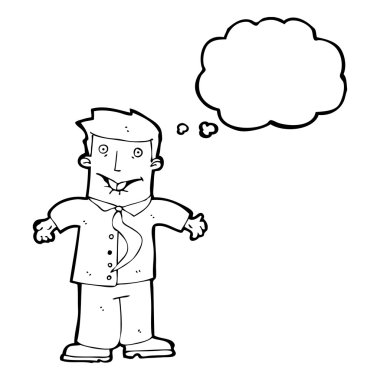 heyecanlı bir iş adamı