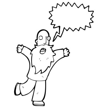 Dehşete düşmüş yaşlı adam