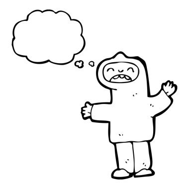 bağıran çocuğa kapüşonlu sweatshirt