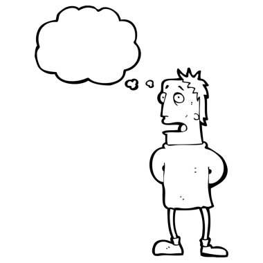 konuşan endişe adam