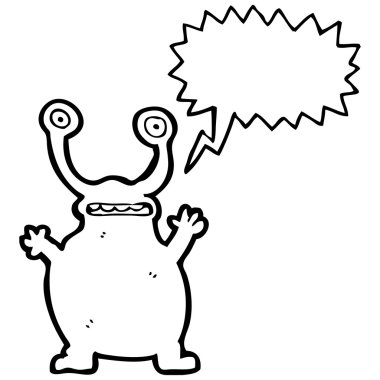 düşünce balonu ile yabancı