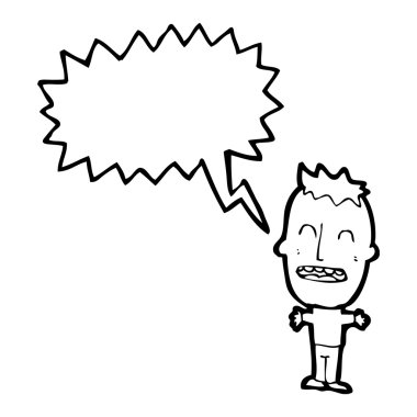 büyük kafalı çocuk