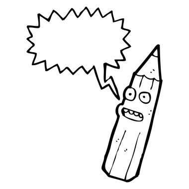 düşünce balonu ile kalem