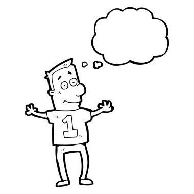 adam bir numara ile spor gömlek