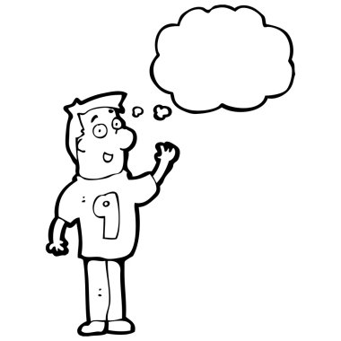 9 numaralı forma sallanan adam