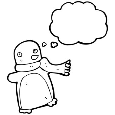 Fularlı dans yılbaşı pengueni