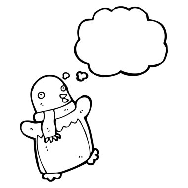 Fularlı dans yılbaşı pengueni