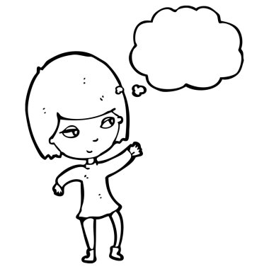 güzel kız sallayarak