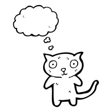 kedi ile konuşma balonu