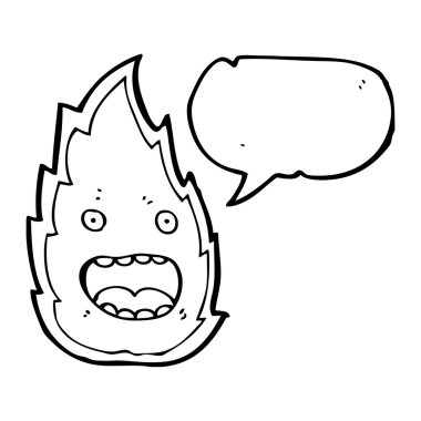 Cadılar Bayramı alev hayaleti