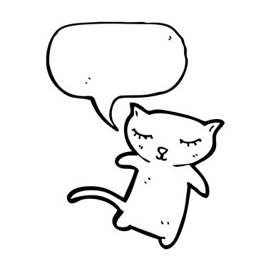 Şirin küçük kedi.