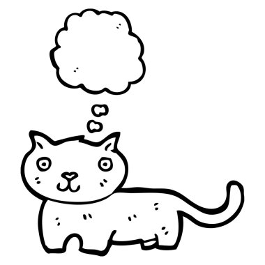 Şirin küçük kedi.