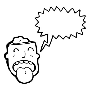 maruz kalan beyin ile baş