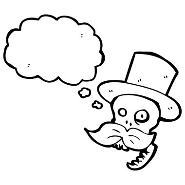 Bıyıklı korkunç Kurukafa