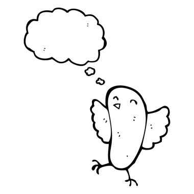 kuş ile konuşma balonu