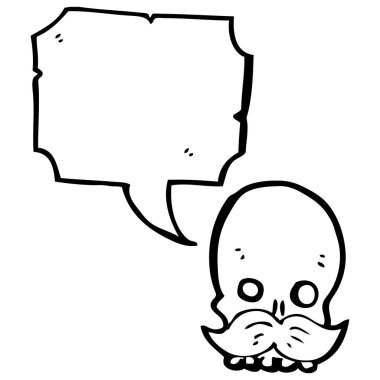 Bıyıklı korkunç Kurukafa