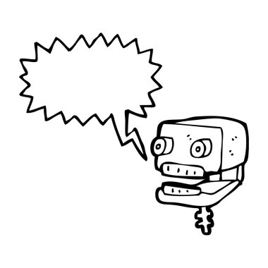 korkunç robot kafatası