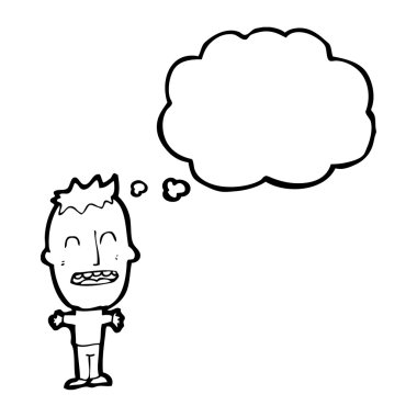 Big head boy ile konuşma balonu