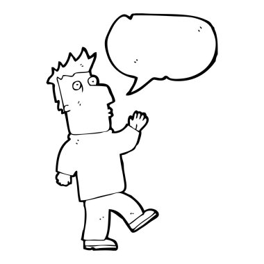 adam sallayarak veda