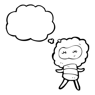 bir bulut baş yaratık