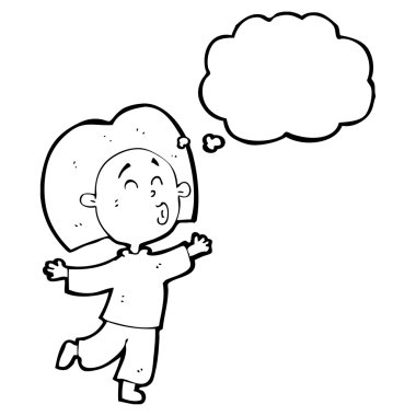 mutlu bir dans eden insan