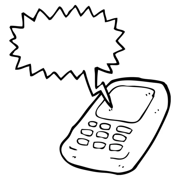 Mobiele telefoon — Stockvector