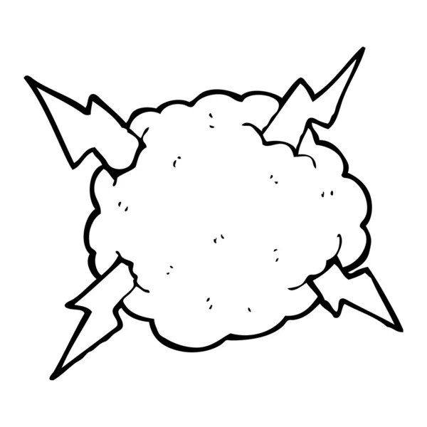 Storm cloud — Stock Vector