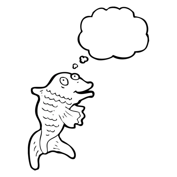 Glad fisk — Stock vektor