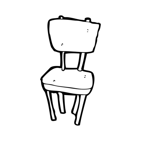 Old school stoel — Stockvector