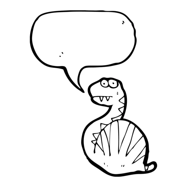 Serpent récemment nourri — Image vectorielle