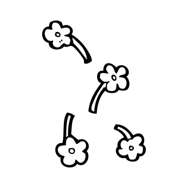 Malé květy — Stockový vektor