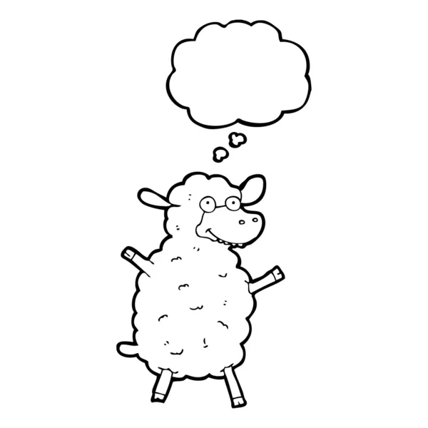 Drôle de mouton — Image vectorielle
