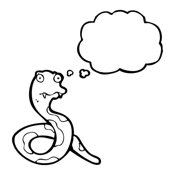Serpent à sonnette — Image vectorielle