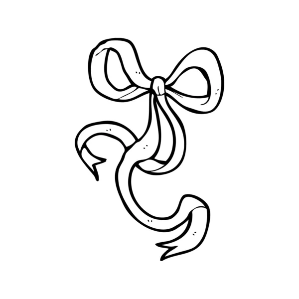 Decorative tied bow — Stock Vector