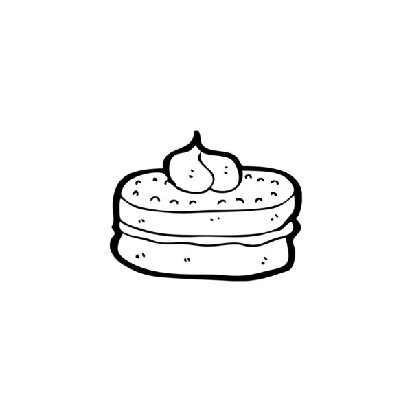 Kleiner Kuchen — Stockvektor