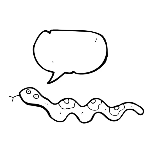 Glijdende slang — Stockvector