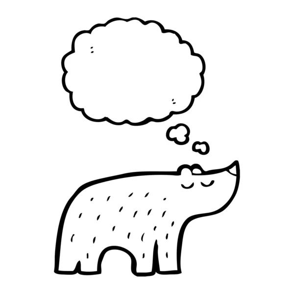 Oso polar — Vector de stock