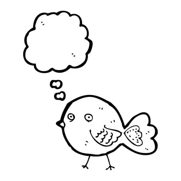 Oiseau drôle — Image vectorielle