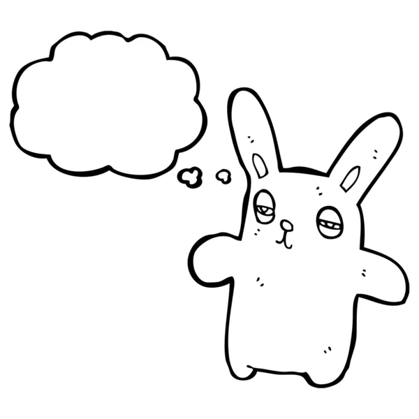 Stirrande kanin — Stock vektor