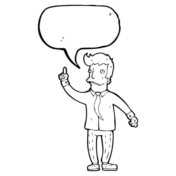 businessman with idea