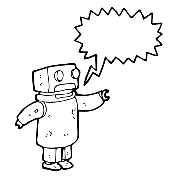 Robot battu — Image vectorielle