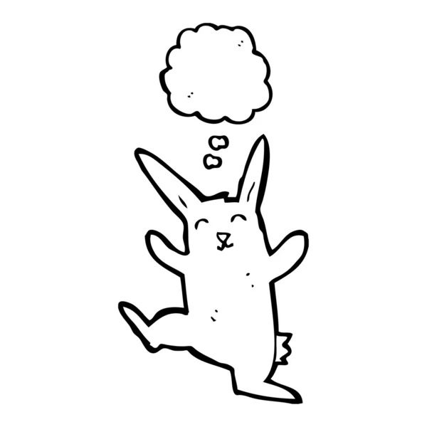 Dansande kanin — Stock vektor