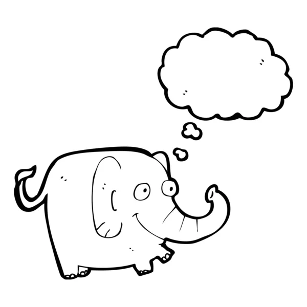 记忆的大象 — 图库矢量图片