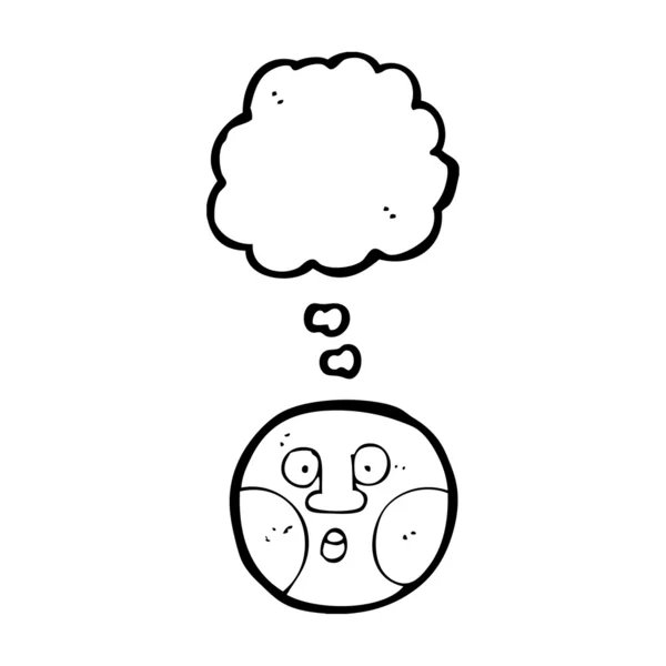 Cara de emoticono — Vector de stock