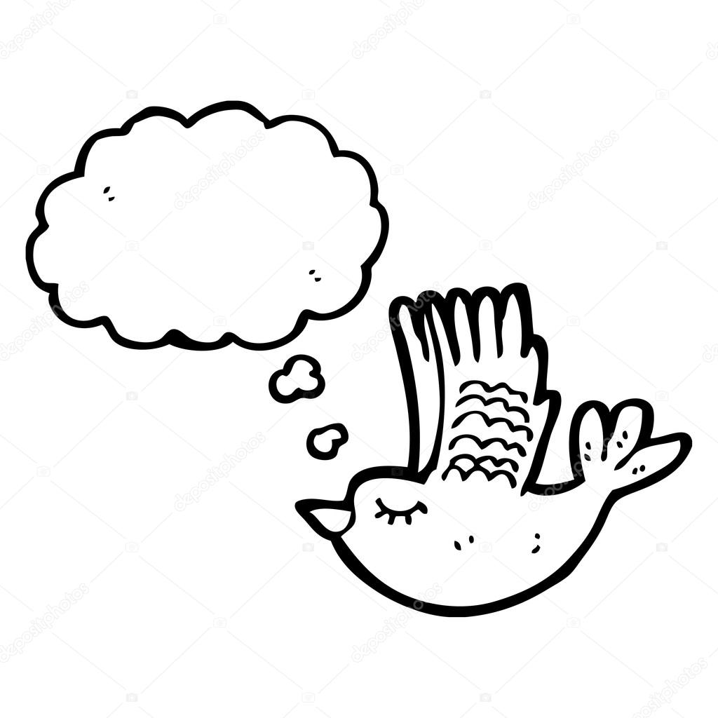 Joli Oiseau Qui Vole Image Vectorielle Lineartestpilot