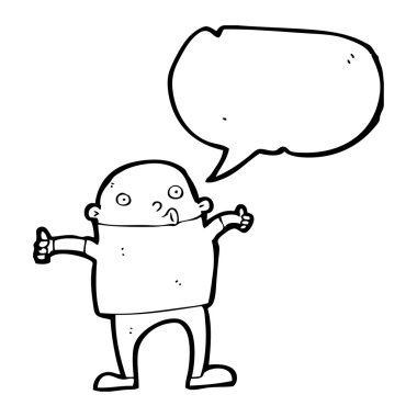 Adam işaret veriyor.