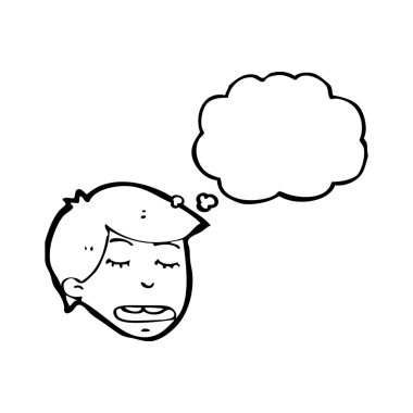 çocukla düşünce balonu